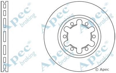 APEC BRAKING dsk2316 -  Тормозной диск